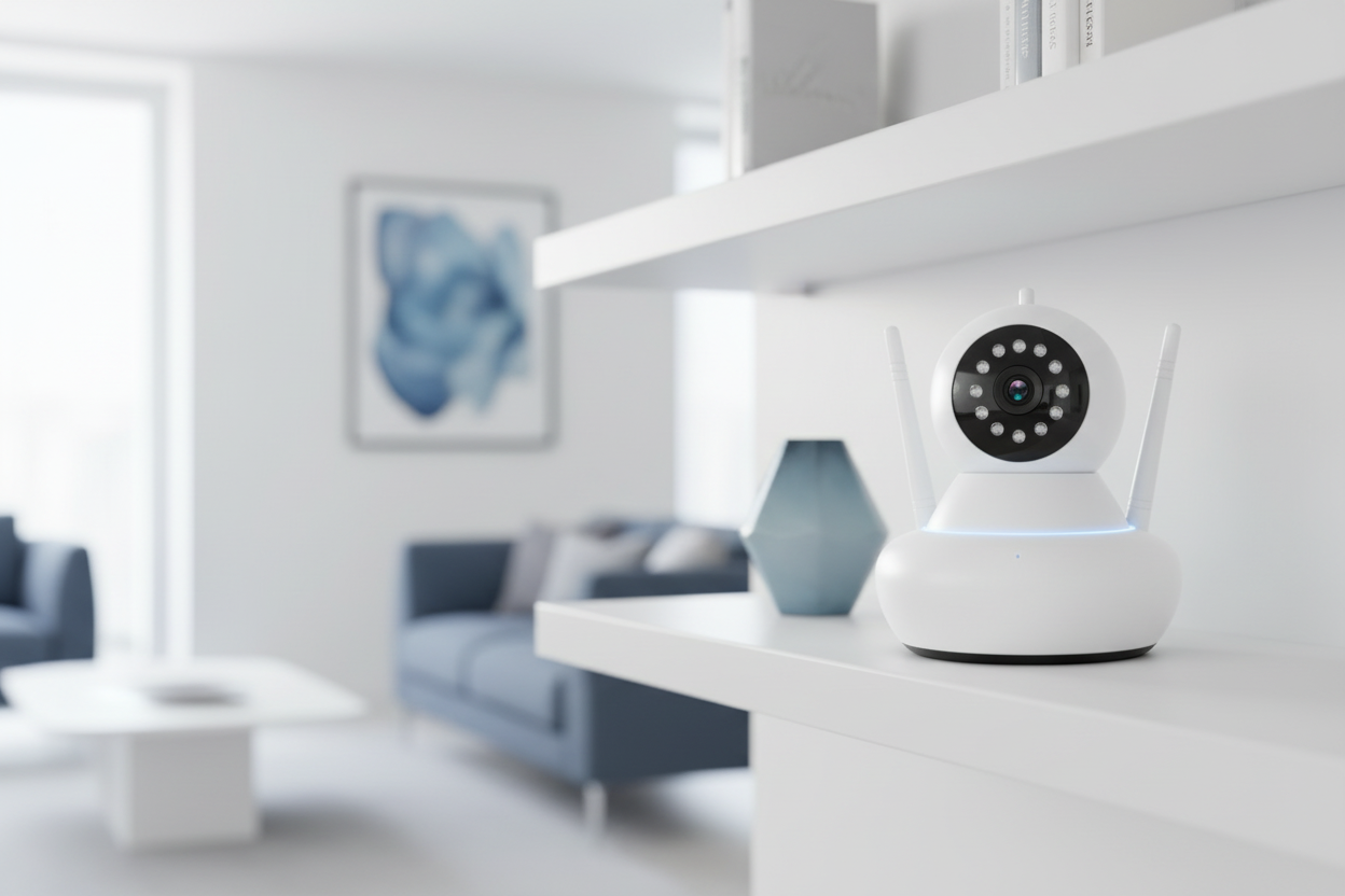 1080P WiFi Security Camera - Full HD with SD Card Storage