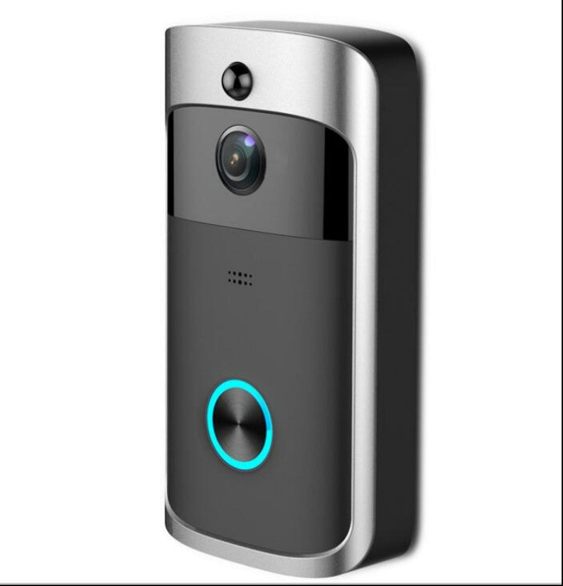 Smart WiFi Video Doorbell - Night Vision & Two-Way Audio | Black
