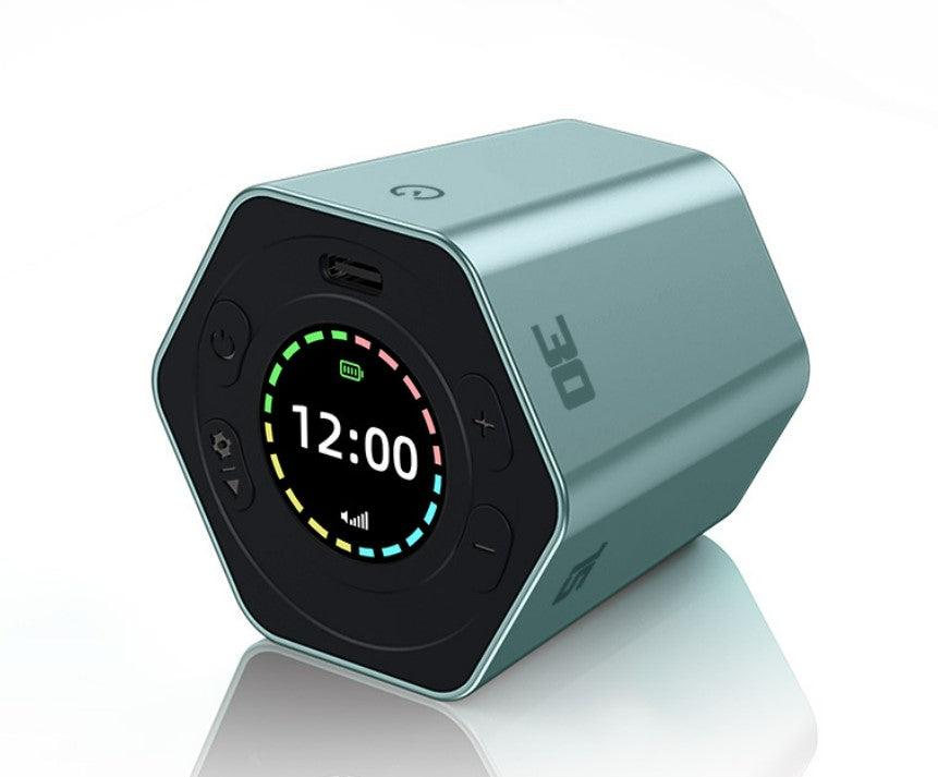 Hexagon Digital Timer - Magnetic Productivity Cube | Blue