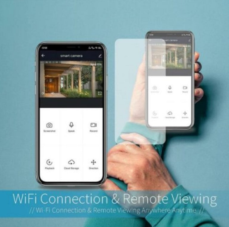 2MP Smart Bulb Security Camera - E27 WiFi Surveillance