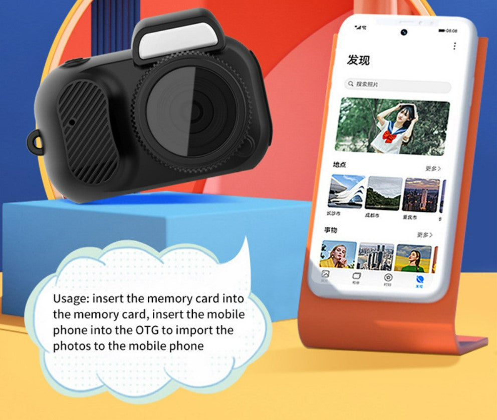 Mini Sports Camera 1080P - Portable HD Video Recorder