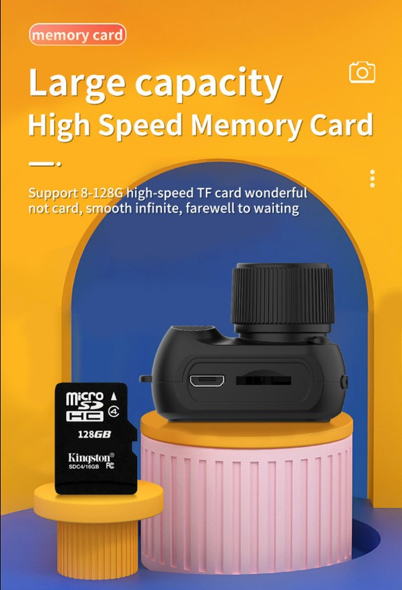 Mini Sports Camera 1080P - Portable HD Video Recorder