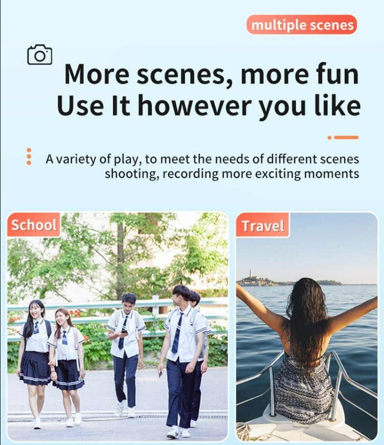 Mini Sports Camera 1080P - Portable HD Video Recorder