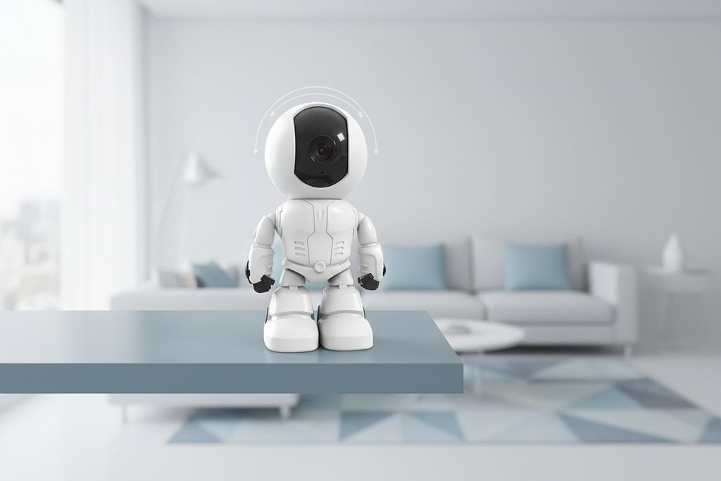 1080P WiFi Security Camera - 360° Pan-Tilt & Auto-Tracking