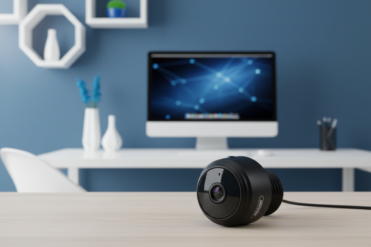 2K Mini WiFi Security Camera - Ultra HD Night Vision