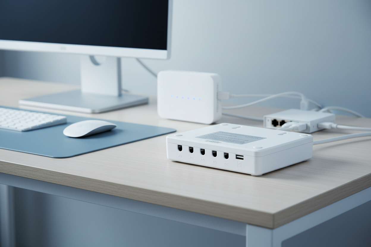 Mini UPS Backup Power Supply 15000mAh - Router & Device Protection