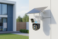 4MP Solar Security Camera - WiFi Dual Lens with 128GB Storage